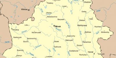 Mapa belorussia